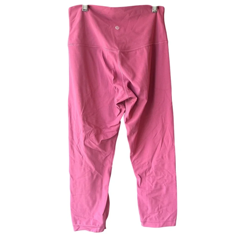 Lululemon‎ Align Crop Leggings Pink Rose High Rise 21 Inch Women's Size 8